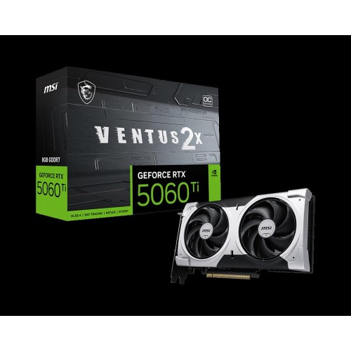 Видеокарта PCIE16 RTX5060TI 8GB RTX 5060 Ti 8G VENTUS 2X OC PLUS MSI