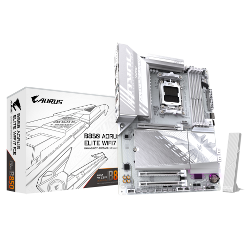 Материнская плата B850 A ELITE WF7 ICE: Высокая производительность и надежность для вашего ПК