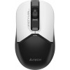 Мышь A4Tech Fstyler FG12S Panda: Беспроводная оптическая мышь 1200dpi с тихими кнопками в белом и черном цвете
