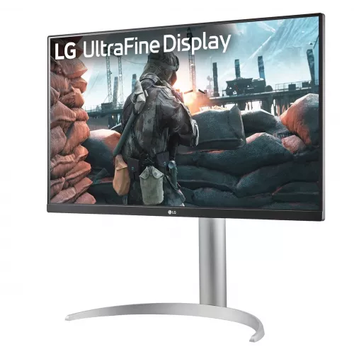 Монитор 27'' LG 27UP650K-W/ LG 27UP650K-W 27" IPS monitor, 3840x2160, 400cd/m2, 16:9, 5мс (GtG), HDMIx2, DP, Headphone Out, 60Hz, 178/178, внешний БП, VESA 100x100, HAS 110mm, white/silver/black LG