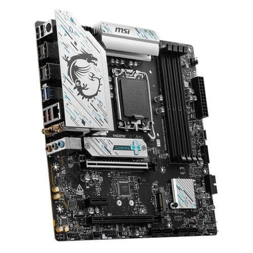Материнская плата MSI B760M GAMING PLUS WIFI DDR4 B760, LGA1700, 4*DDR4, 5*PCIEx16, 2*M.2, 2*TypeC, 2*USB3.2Gen2, 2*USB3.2Gen1, 8*USB2.0, 4*SATA3.0, 2.5G, DP, HDMI, ATX, RTL
