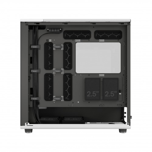 Корпус ПК Fractal Design North XL TG Dark Tint - Стильный Full-Tower с 3 вентиляторами и USB-C в Chalk White