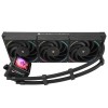 Система жидкостного охлаждения/ Water Cooling System Thermalright Elite Vision 360 (360mm, LED, Black, ARGB/ Fans: 3x120mm, 69CFM, 27dBA, 2150RPM/ Pump height 63mm, Rad thickness 27mm/ S: 1700, 1200, 1851, 115X, 2011, 2066, AM5, AM4) Thermalright