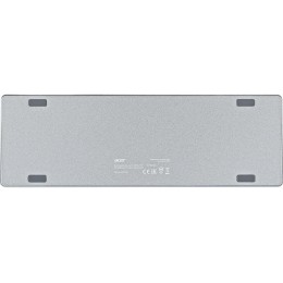 Клавиатура Acer OKW302 механическая серебристый USB Multimedia for gamer для ноутбука LED (ZL.KBDCC.01C) кабель 1.8м