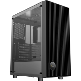 Корпус ПК без блока питания/ Case Ocypus Gamma C70 BK, Midi-Tower, TG, no fans, 1xUSB-A 3.0 + 1xUSB 2.0, ATX, mATX, mITX Black