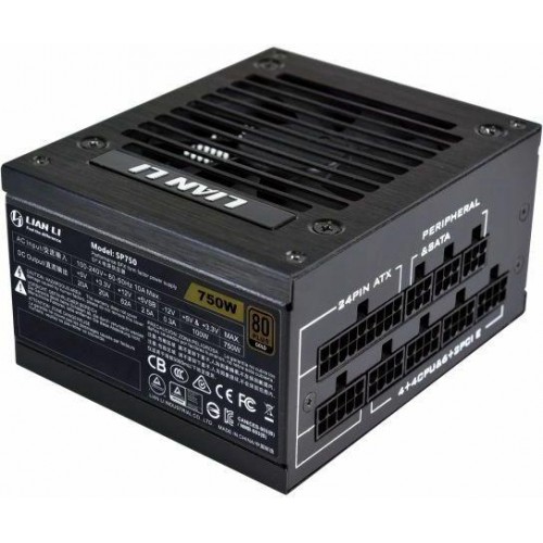 Блок питания Lian-Li SFX 750W SP750 80+ gold (20+4pin) APFC 92mm fan 8xSATA Cab Manag RTL [G89.SP750B.00EU]