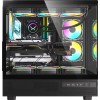 Корпус Formula Crystal Z8 FLOE черный ATX с вентиляцией 3x120mm и 5x140mm, USB 2.0/3.0/3.1 и аудио разъемом