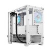 Корпус ПК без блока питания/ Case Fractal Design Pop Mini Air RGB TG Clear Tint, Mini-Tower, 3x120mm RGB, 2xUSB-A 3.2 mATX, mITX White Fractal Design