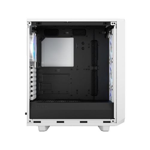 Корпус ПК без блока питания/ Case Fractal Design Meshify 2 Compact RGB TG Light Tint, Midi-Tower, 4x120mm RGB, 2xUSB-A 3.2 + 1xUSB 3.2 Type-C ATX, mATX, mITX White Fractal Design