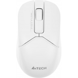 Мышь A4Tech Fstyler FB12 белый оптическая 1200dpi беспров. BT/Radio USB 3but (FB12 WHITE)