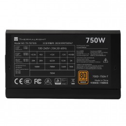 Блок питания 750W/ Power Supply Thermalright, 750W 80+ Bronze (ATX, 3.0, PCIe 5.0, Non-modular, 1x24(20+4)pin 550mm, 1xCPU*2 8(4+4)pin 600+150mm, 1xPCIe*2 8(6+2)pin 500+150mm, 1x12VHPWR PCIe 5.0 12+4pin 600mm, 1xSATA*3+MOLEX4pin*1 400+150+150+150mm, 1xSAT