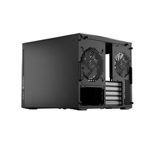 Корпус ПК Fractal Design Node 804 Mini-Tower: Стильный и функциональный чёрный Case для mATX и mITX с 3 вентиляторами и USB-A 3.2