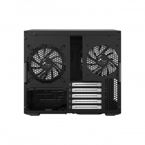 Корпус ПК Fractal Design Node 804 Mini-Tower: Стильный и функциональный чёрный Case для mATX и mITX с 3 вентиляторами и USB-A 3.2