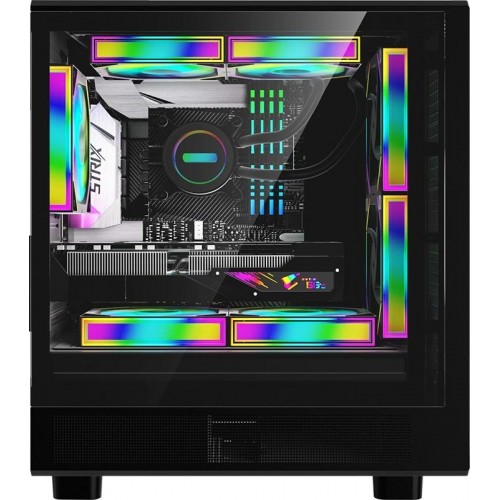 Корпус Formula Air Mesh G2 черный mATX: идеальный выбор для охлаждения с 4x120mm и 2x140mm вентиляторами, 2xUSB3.0 и аудио выходом