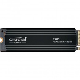 Твердотельный накопитель Crucial T705 1TB PCIe Gen5 NVMe M.2 SSD with heatsink CT1000T705SSD5