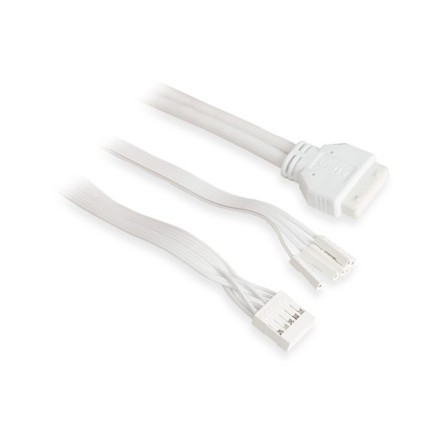 Корпус без блока питания/ Case HSPD M510, Mesh Mid Tower, White, TG, 0.5 SPCC, 4x120mm ARGB (Orbis F1) ATX, mATX, mITX 180/280/160mm 1x2.5", 1x3.5", 7xPCI 2xUSB-A 3.0 517x277x418mm HSPD