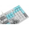 Механическая клавиатура A4Tech S510N ICY WHITE с LED подсветкой для геймеров, USB, кабель 1.8м