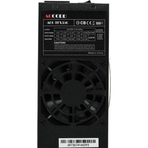Блок питания Accord TFX 350W ACC-TFX350 24pin 80mm fan 3xSATA  Accord