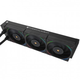 Водяное охлаждение для процессора/ Water Cooling System Thermalright Hyper Vision 360 (360mm, LED, Black, ARGB/ Fans: 3x120mm, 69CFM, 27dBA, 2150RPM/ Pump height 68mm, 6400RPM, Rad thickness 27mm/ S: 1700, 1200, 1851, 115X, 2011, 2066, AM5, AM4)