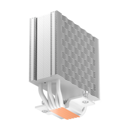 Кулер для процессора/ CPU Cooler PCCooler RZ500 WH (250W, 4-pin PWM, 155mm, Al/Cu, 5x6mm, 1x120mm, 86.73CFM, 32dBA, 2200RPM, S: 1851/1700/1200/115X, AM5/AM4, white)