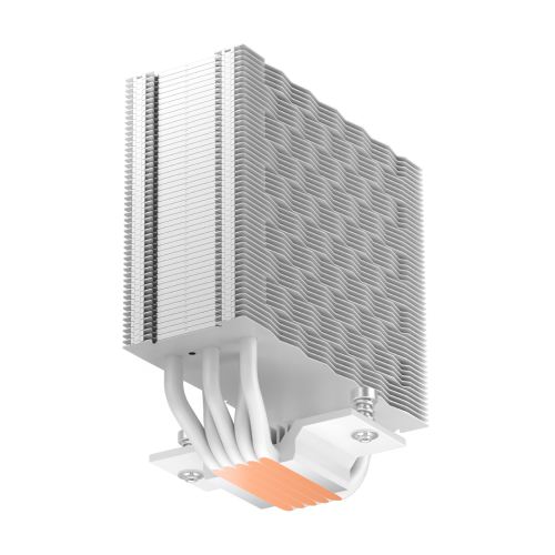 Кулер для процессора/ CPU Cooler PCCooler RZ500 WH (250W, 4-pin PWM, 155mm, Al/Cu, 5x6mm, 1x120mm, 86.73CFM, 32dBA, 2200RPM, S: 1851/1700/1200/115X, AM5/AM4, white) PcCooler