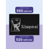 Твердотельный накопитель/ Kingston SSD KC600, 1024GB, 2.5" 7mm, SATA3, 3D TLC, R/W 550/520MB/s, IOPs 90 000/80 000, DRAM buffer 1024MB, TBW 600, DWPD 0.32 (12 мес) Kingston
