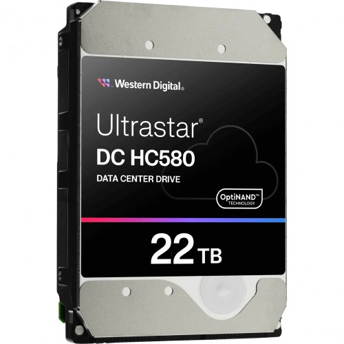 Жесткий диск/ HDD WD SATA Server 22Tb Ultrastar DC HC580 7200 6Gb/s 512MB 1 year warranty (replacement MG10AFA22TE, MG10ACA20TE, WUH722020CLE604, WUH722020BLE604, WUH722020BLE6L4)