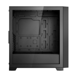 Корпус без блока питания/ Case PCCooler C3D510 BK, Midi-Tower, TG, Mesh, no fans, 2xUSB-A 3.0, E-ATX, ATX, mATX, mITX Black