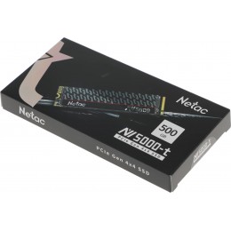 Твердотельный накопитель Netac PCIe 4.0 x4 500GB NT01NV5000T-500-E4X NV5000t M.2 2280 [NT01NV5000T-500-E4X]