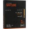 Твердотельные накопители/ WD SSD Black SN7100, 1000GB, M.2(22x80mm), NVMe, PCIe 4.0 x4, 3D TLC, R/W 7250/6900MB/s, IOPs 1 000 000/1 400 000, TBW 600, DWPD 0.3 (12 мес.) WD