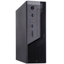 Корпус с блоком питания 250Вт./ Case Foxline mITX 250W TFX, 2xUSB3.0, Black/Black Trim, powercord