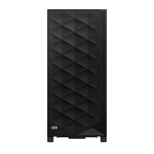 Корпус без блока питания/ Case PCCooler C3D510 BK, Midi-Tower, TG, Mesh, no fans, 2xUSB-A 3.0, E-ATX, ATX, mATX, mITX Black PcCooler