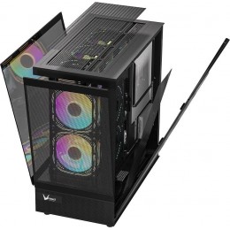 Корпус Formula Crystal Z8 FLOE черный ATX 3x120mm 5x140mm 1xUSB2.0 1xUSB3.0 1xUSB3.1 audio bott PSU [CRYSTAL Z8 B FLOE]