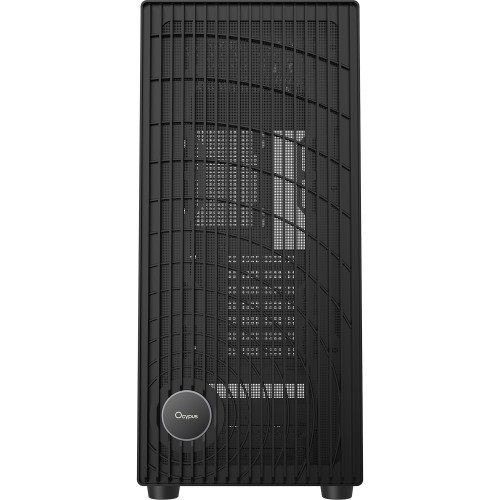Корпус ПК Ocypus Gamma C70 BK - Midi-Tower без блока питания, поддержка ATX/mATX/mITX, USB 3.0 и 2.0, черный