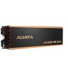 Твердотельный накопитель/ ADATA SSD LEGEND 960 MAX, 1000GB, M.2(22x80mm), NVMe 1.4, PCIe 4.0 x4, 3D NAND, R/W 7400/6000MB/s, IOPs 730 000/610 000, DRAM buffer 1000MB, TBW 780, DWPD 0.43, with BIG Heat Spreader (5 лет) ADATA