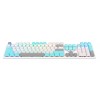 Механическая клавиатура A4Tech S510N ICY WHITE с LED подсветкой для геймеров, USB, кабель 1.8м