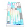 Механическая клавиатура A4Tech S510N ICY WHITE с LED подсветкой для геймеров, USB, кабель 1.8м