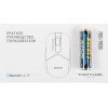 Мышь A4Tech Fstyler FB12 белая оптическая беспроводная 1200dpi с Bluetooth и USB - идеальный выбор для комфортной работы
