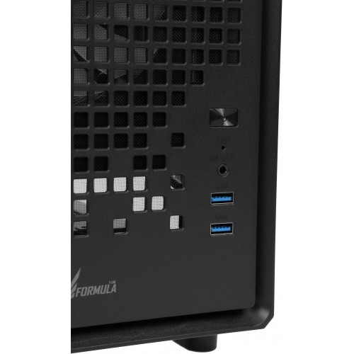 Корпус Formula Air Mesh G2 черный mATX: идеальный выбор для охлаждения с 4x120mm и 2x140mm вентиляторами, 2xUSB3.0 и аудио выходом