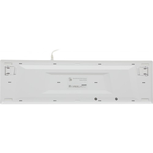 Механическая клавиатура A4Tech S510N ICY WHITE с LED подсветкой для геймеров, USB, кабель 1.8м