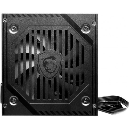 Блок питания ПК/ Power Supply MSI MAG A600DN, 600W 80+ (ATX, Non modular, 1x24(20+4)pin, 1xCPU 8(4+4)pin, 2xPCIe*2 8(6+2)pin, 5xSATA3, 2xMOLEX4pin, Active, 120x120mm, 150x140x86mm, APFC, black)