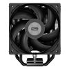 Кулер для процессора/ CPU Cooler PCCooler RT400 BK (235W, 4-pin PWM, 148mm, Al/Cu, 4x6mm, 1x120mm, 73.32CFM, 34.9dBA, 2200RPM, S: 115X/1200/1700/1851 , AMD AM4/AM5, black)