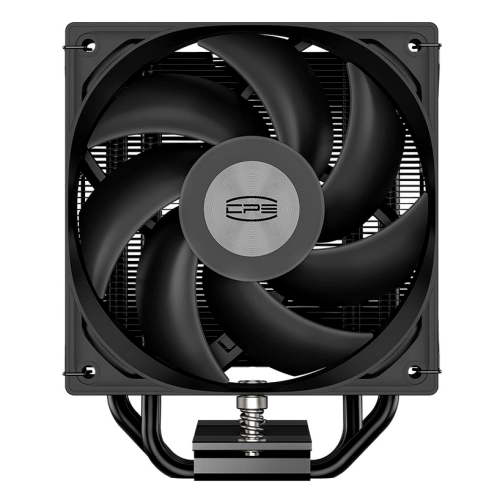 Кулер для процессора/ CPU Cooler PCCooler RT400 BK (235W, 4-pin PWM, 148mm, Al/Cu, 4x6mm, 1x120mm, 73.32CFM, 34.9dBA, 2200RPM, S: 115X/1200/1700/1851 , AMD AM4/AM5, black)