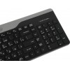 Клавиатура A4Tech FBK25: Беспроводная USB Slim Multimedia в Черном и Сером Цветах