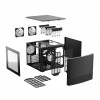Корпус ПК Fractal Design Node 804 Mini-Tower: Стильный и функциональный чёрный Case для mATX и mITX с 3 вентиляторами и USB-A 3.2