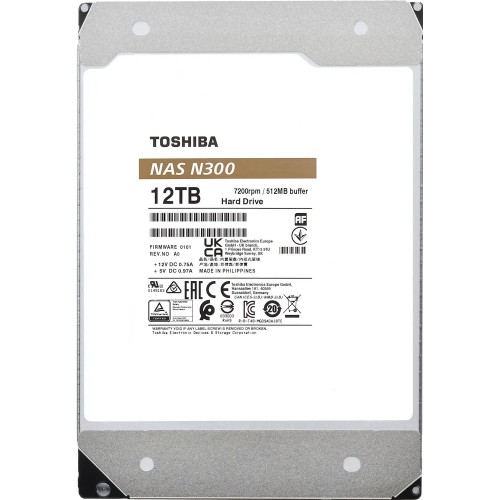 Жесткий диск Toshiba N300 NAS 12TB 7200RPM SATA3 - Идеальное решение для вашего хранилища данных