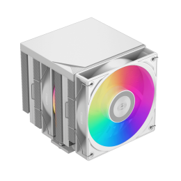 Кулер для процессора/ CPU Cooler PCCooler RT720 TC ARGB WH (270W, 4-pin PWM, 157.5mm, Al/Cu, 7x6mm, ARGB, 2x120mm, 73.32CFM, 34.9dBA, 2200RPM, S: 1851/1700/1200/115X, AM5/AM4, white)