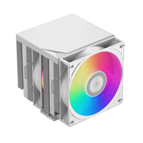 Кулер для процессора PCCooler RT720 TC ARGB WH - Эффективное охлаждение на 270W с ARGB подсветкой и низким уровнем шума