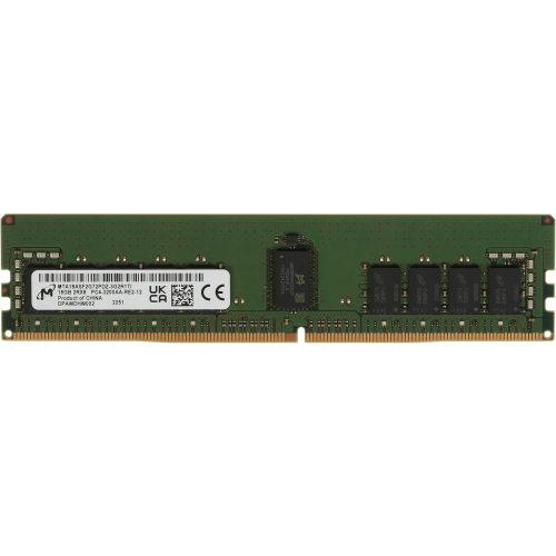 Память оперативная/ Micron 16GB DDR4 3200 MT/s CL22 2Rx8 ECC Registered DIMM 288pin pulled