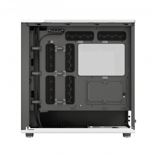 Корпус ПК Fractal Design North XL TG Dark Tint - Стильный Full-Tower с 3 вентиляторами и USB-C в Chalk White